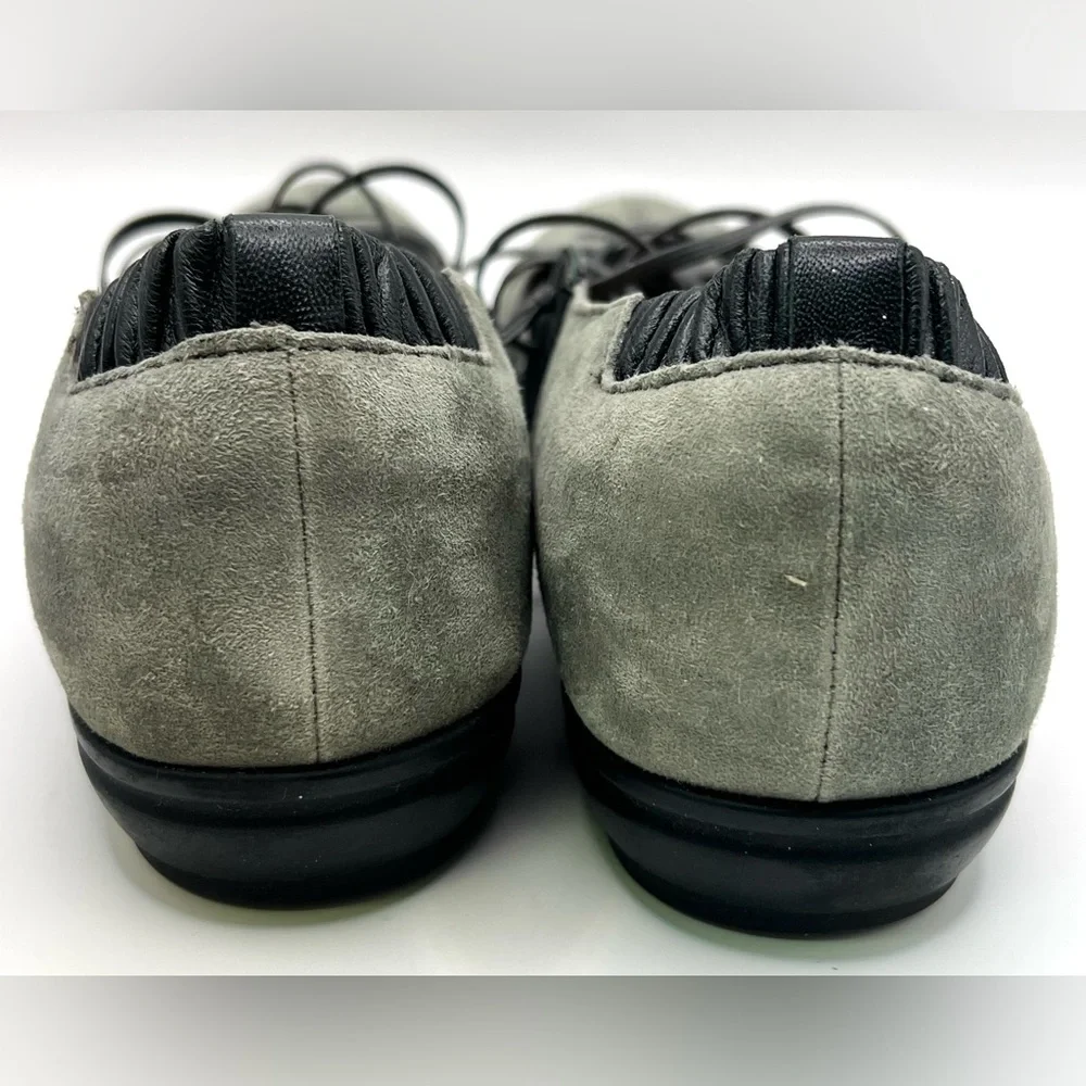Comfortiva Women's Steel Grey Loafers- Lace‎ front- Size: 8M
